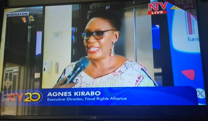 Ms. Agnes Kirabo during the NTV anniversary cerebrations